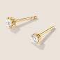 Preview: Luxus Diamant Ohrstecker Paar 750 Gelbgold Brillanten 0,40 ct G/VS