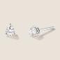 Preview: Luxus Diamant Ohrstecker Paar 750 Weißgold Brillanten 0,42 ct G/VS