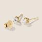 Preview: Luxus Diamant Ohrstecker Paar 750 Gelbgold Brillanten 0,50 ct G/VS