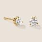 Preview: Luxus Diamant Ohrstecker Paar 750 Gelbgold Brillanten 0,60 ct G/VS