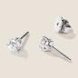 Preview: Luxus Diamant Ohrstecker Paar 750 Weißgold Brillanten 0,60 ct G/VS