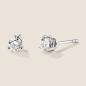Preview: Luxus Diamant Ohrstecker Paar 750 Weißgold Brillanten 0,70 ct G/VS