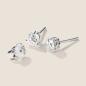 Preview: Luxus Diamant Ohrstecker Paar 750 Weißgold Brillanten 0,80 ct G/VS