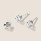Preview: Luxus Diamant Ohrstecker Paar 750 Weißgold Brillanten 1,02 ct G/VS