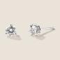 Preview: Luxus Diamant Ohrstecker Paar 750 Weißgold Brillanten 1,02 ct G/VS