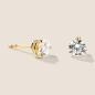 Preview: Luxus Diamant Ohrstecker Paar 750 Gelbgold Brillanten 1,02 ct G/VS