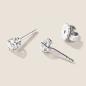 Preview: Luxus Diamant Ohrstecker Paar 750 Weißgold Brillanten 0,40 ct G/VS
