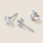 Preview: Luxus Diamant Ohrstecker Paar 750 Weißgold Brillanten 0,50 ct G/VS