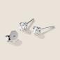 Preview: Luxus Diamant Ohrstecker Paar 750 Weißgold Brillanten 0,50 ct G/VS