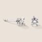 Preview: Luxus Diamant Ohrstecker Paar 750 Weißgold Brillanten 0,50 ct G/VS