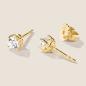 Preview: Luxus Diamant Ohrstecker Paar 750 Gelbgold Brillanten 0,60 ct G/VS