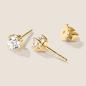 Preview: Luxus Diamant Ohrstecker Paar 750 Gelbgold Brillanten 0,80 ct G/VS