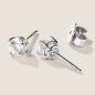 Preview: Luxus Diamant Ohrstecker Paar 750 Weißgold Brillanten 0,80 ct G/VS
