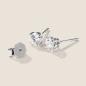Preview: Luxus Diamant Ohrstecker Paar 750 Weißgold Brillanten 0,80 ct G/VS