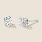 Preview: Luxus Diamant Ohrstecker Paar 750 Weißgold Brillanten 1,43 ct G/VS