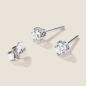 Preview: Luxus Diamant Ohrstecker Paar 750 Weißgold Brillanten 0,50 ct G/VS