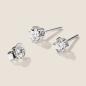 Preview: Luxus Diamant Ohrstecker Paar 750 Weißgold Brillanten 0,60 ct G/VS