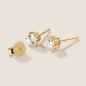 Preview: Luxus Diamant Ohrstecker Paar 750 Gelbgold Brillanten 0,70 ct G/VS