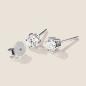 Preview: Luxus Diamant Ohrstecker Paar 750 Weißgold Brillanten 0,80 ct G/VS