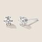 Preview: Luxus Diamant Ohrstecker Paar 750 Weißgold Brillanten 0,80 ct G/VS