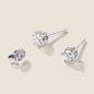 Preview: Luxus Diamant Ohrstecker Paar 750 Weißgold Brillanten 1,02 ct G/VS