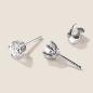 Preview: Luxus Diamant Ohrstecker Paar 750 Weißgold Brillanten 1,02 ct G/VS