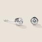 Preview: Luxus Diamant Ohrstecker Paar 750 Weißgold 0,44 ct G/VS
