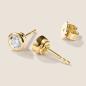 Preview: Luxus Diamant Ohrstecker Paar 750 Gelbgold 0,86 ct G/VS