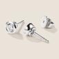 Preview: Luxus Diamant Ohrstecker Paar 750 Weißgold 0,86 ct G/VS