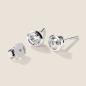 Preview: Luxus Diamant Ohrstecker Paar 750 Weißgold 0,86 ct G/VS
