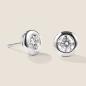 Preview: Luxus Diamant Ohrstecker Paar 750 Weißgold 1,61 ct G/VS