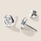 Preview: Luxus Diamant Ohrstecker Paar 750 Weißgold 1,61 ct G/VS