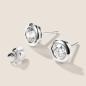 Preview: Luxus Diamant Ohrstecker Paar 750 Weißgold 1,61 ct G/VS
