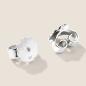 Preview: Luxus Diamant Ohrstecker Paar 750 Weißgold 0,44 ct G/VS