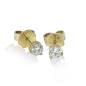 Preview: Brillant Diamant Ohrstecker Paar 750/- Gelbgold 18 Karat Gold 0,40 Karat G/VS