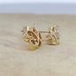 Preview: Brilliant Diamant Ohrstecker Paar 750 Gelbgold 18 Karat Gold 0,51 Karat G/VS