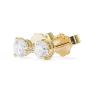 Preview: Brillant Diamant Ohrstecker Paar 750/- Gelbgold 18 Karat Gold 0,60 Karat G/VS