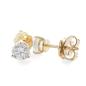 Preview: Brillant Diamant Ohrstecker Paar 750/- Gelbgold 18 Karat Gold 1,02 Karat G/VS