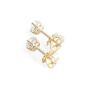 Preview: Brillant Diamant Ohrstecker Paar 750/- Gelbgold 18 Karat Gold 1,02 Karat G/VS
