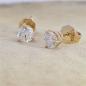 Preview: Brillant Diamant Ohrstecker Paar 750/- Gelbgold 18 Karat Gold 1,02 Karat G/VS