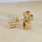Preview: Brillant Diamant Ohrstecker Paar 750/- Gelbgold 18 Karat Gold 0,40 Karat G/VS