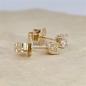 Preview: Brillant Diamant Ohrstecker Paar 750/- Gelbgold 18 Karat Gold 0,40 Karat G/VS