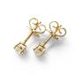 Preview: Brillant Diamant Ohrstecker Paar 750/- Gelbgold 18 Karat Gold 0,40 Karat G/VS