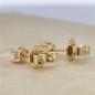 Preview: Brillant Diamant Ohrstecker Paar 750/- Gelbgold 18 Karat Gold 0,50 Karat G/VS