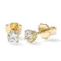 Preview: Brillant Diamant Ohrstecker Paar 750/- Gelbgold 18 Karat Gold 0,60 Karat G/VS