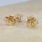 Preview: Brillant Diamant Ohrstecker Paar 750/- Gelbgold 18 Karat Gold 0,80 Karat G/VS