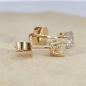 Preview: Brillant Diamant Ohrstecker Paar 750/- Gelbgold 18 Karat Gold 0,80 Karat G/VS