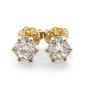 Preview: Brillant Diamant Ohrstecker 750 Gelbgold 18 Karat Gold 1,05 Karat G/VS