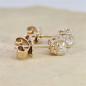 Preview: Brillant Diamant Ohrstecker 750 Gelbgold 18 Karat Gold 1,05 Karat G/VS