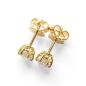 Preview: Brillant Diamant Ohrstecker 750/- Gelbgold 18 Karat Gold 0,50 Karat G/VS